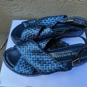 Pons Quintana Woven Platform Sandal 41